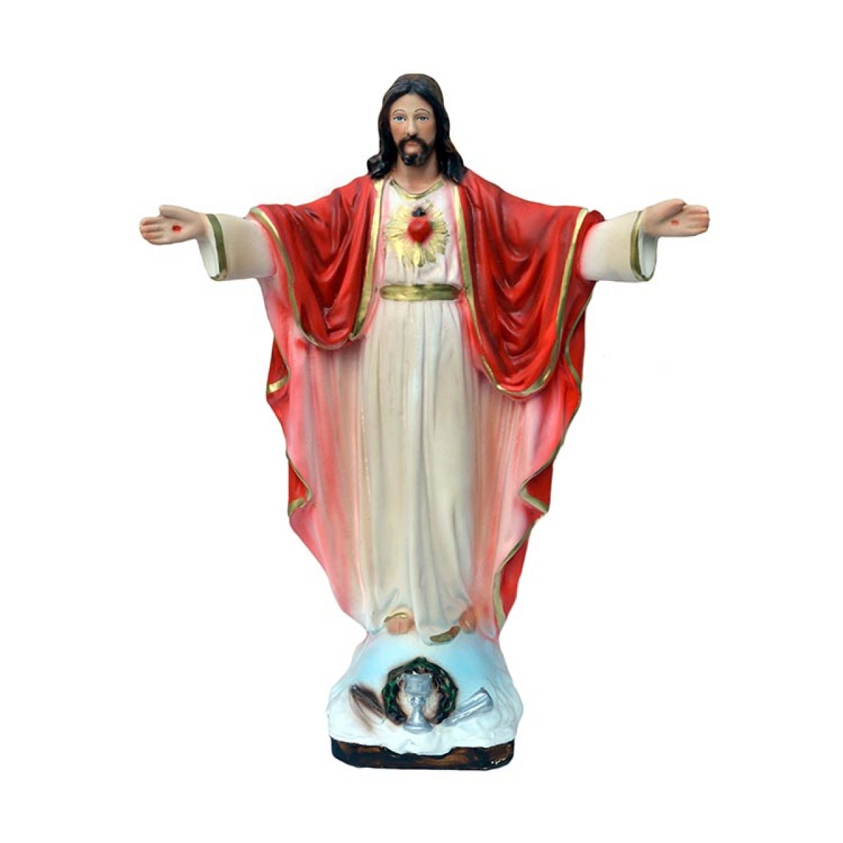 Estatua Sagrado Corazón de Jesús de resina cm